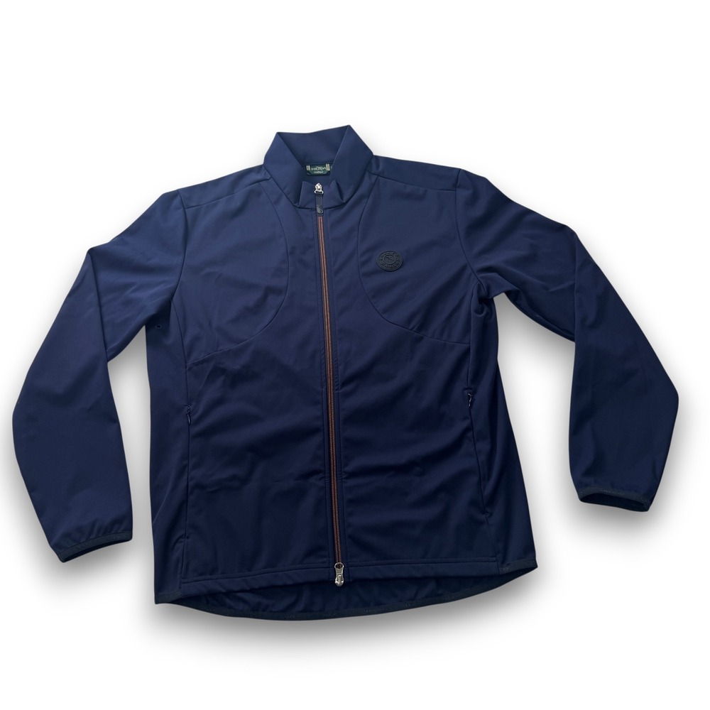 Chervo Pro-Therm Mens Navy Blue Full Zip Technical Golf Jacket 50 Medium Italy